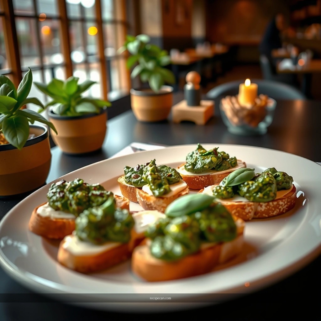 Bread for Bruschetta - bruschetta pesto recipe