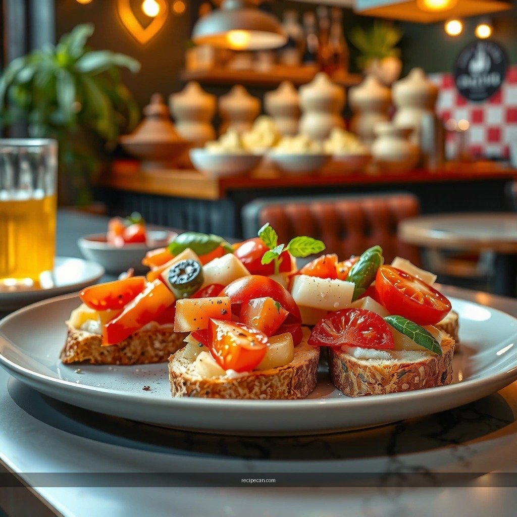 Bread for Bruschetta - vegetarian bruschetta recipe