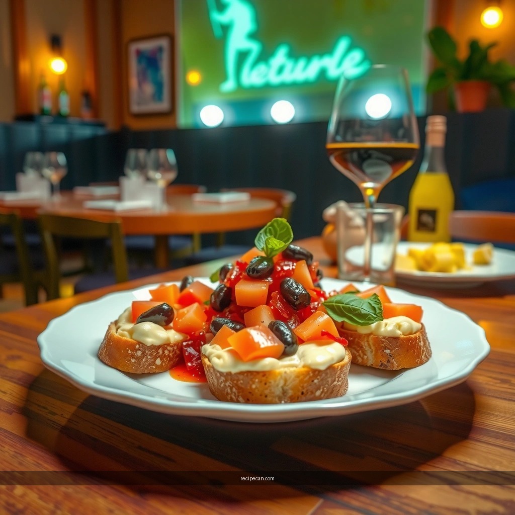 Bread for Bruschetta - authentic bruschetta recipe