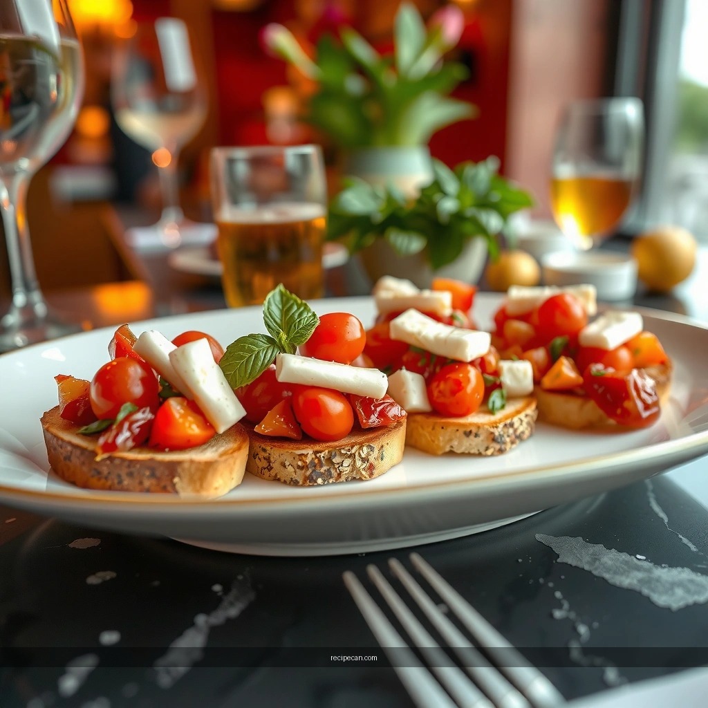 Bread for Bruschetta - bruschetta recipe with cheese