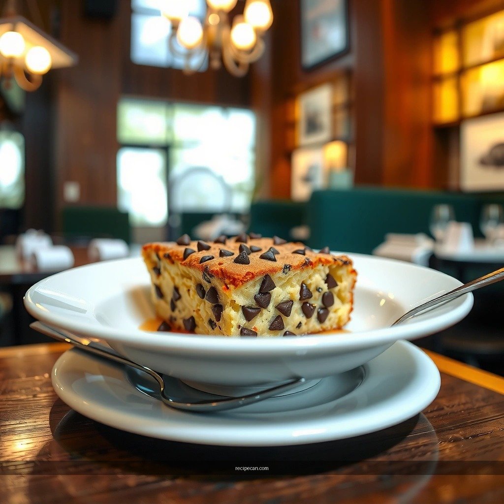 Bread Pudding - recipe for chocolate chip bread pudding