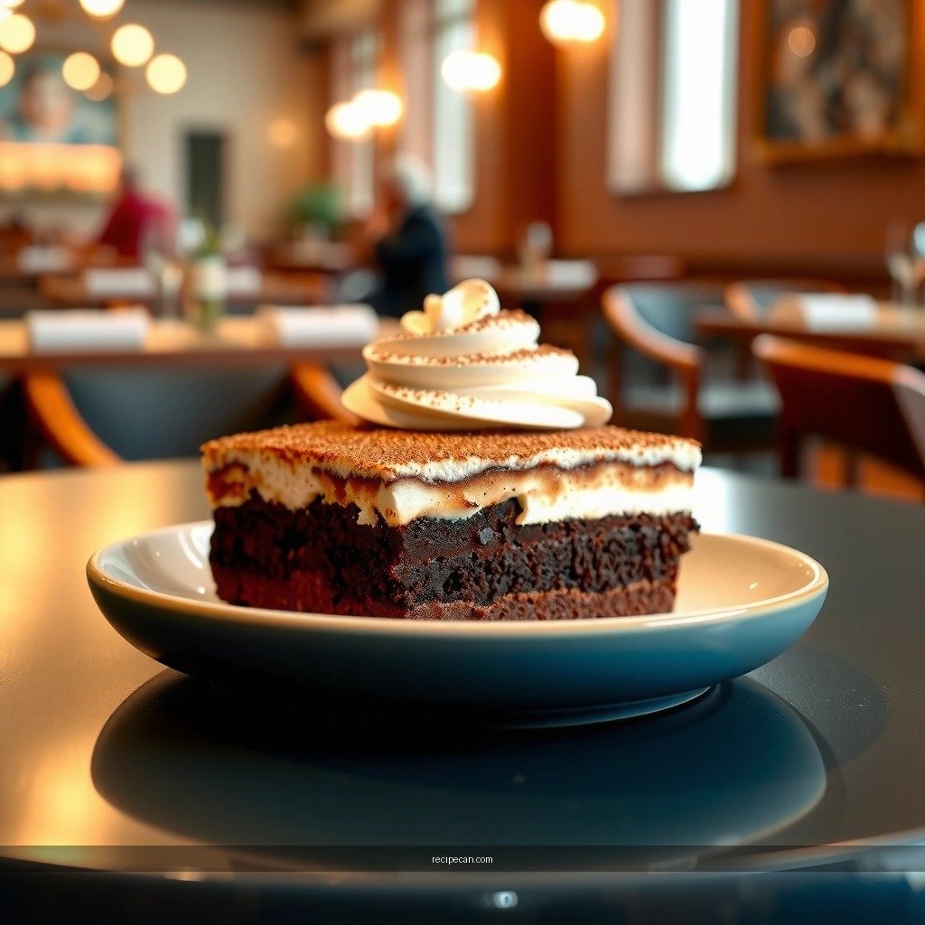 Brownie Base - brownie tiramisu recipe