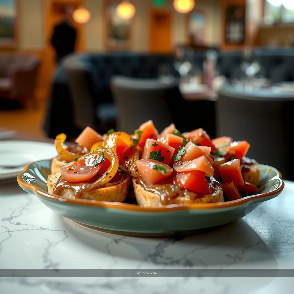 Bruschetta - bruschetta recipe with onion