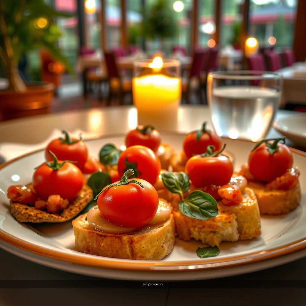 Bruschetta - bruschetta recipe with tomatoes