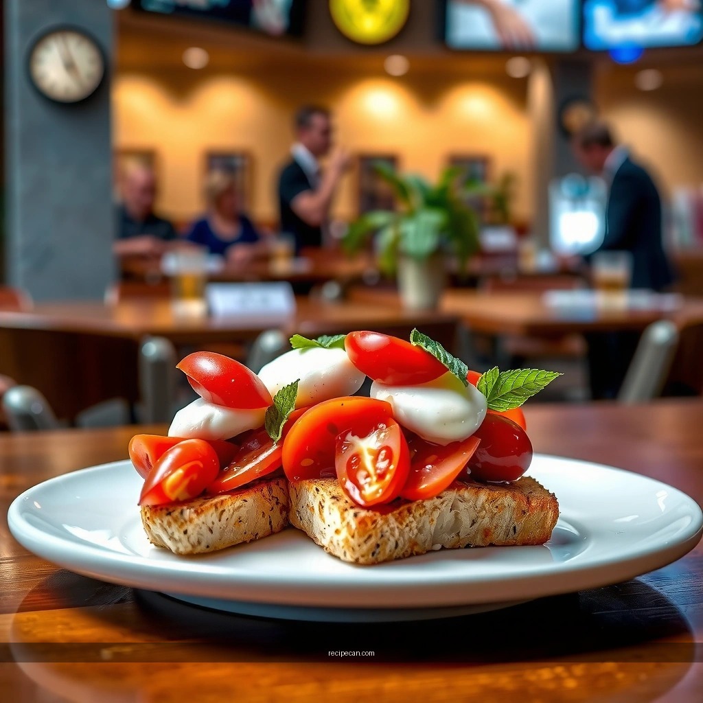 Bruschetta - bruschetta with mozzarella recipe