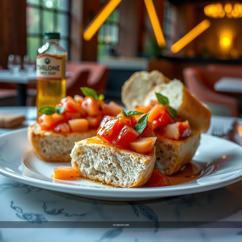 Bruschetta - bread for bruschetta recipe