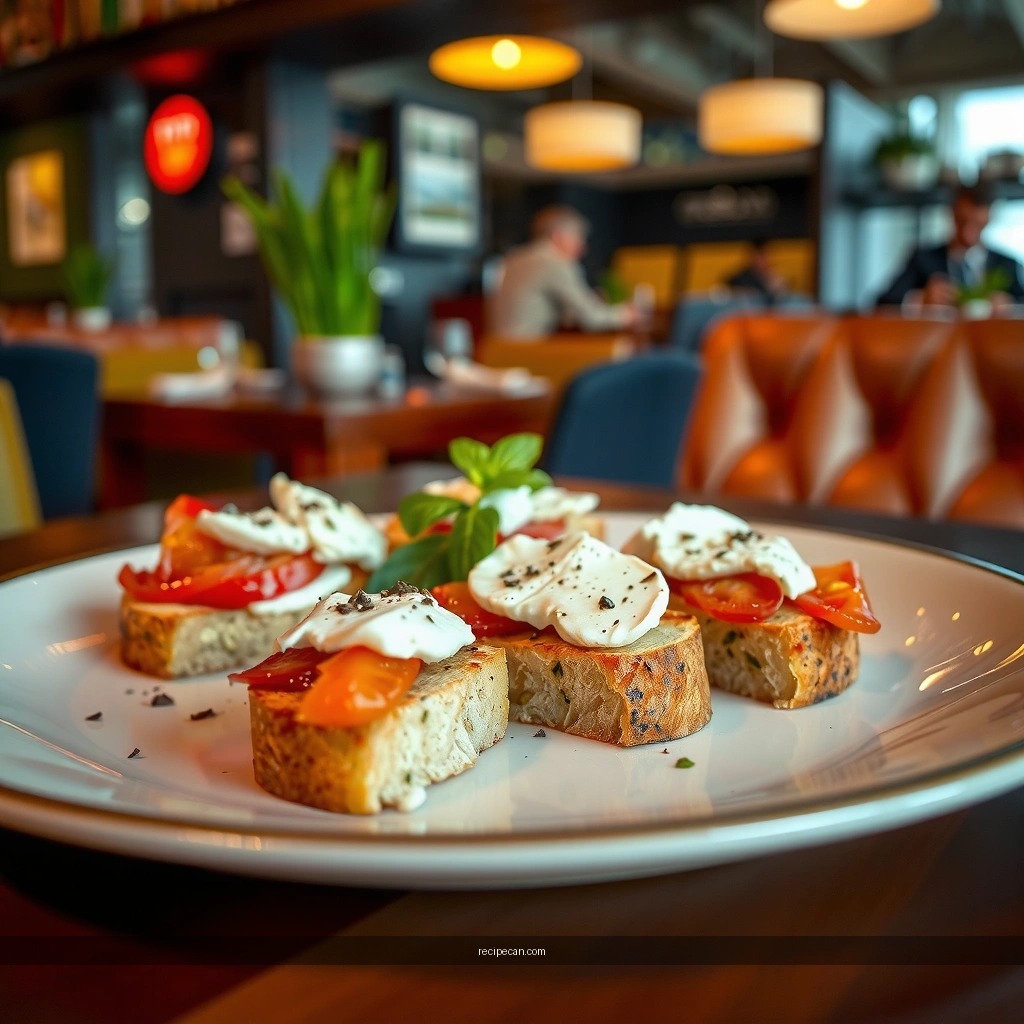 Bruschetta and Goat Cheese - bruschetta and goat cheese recipe