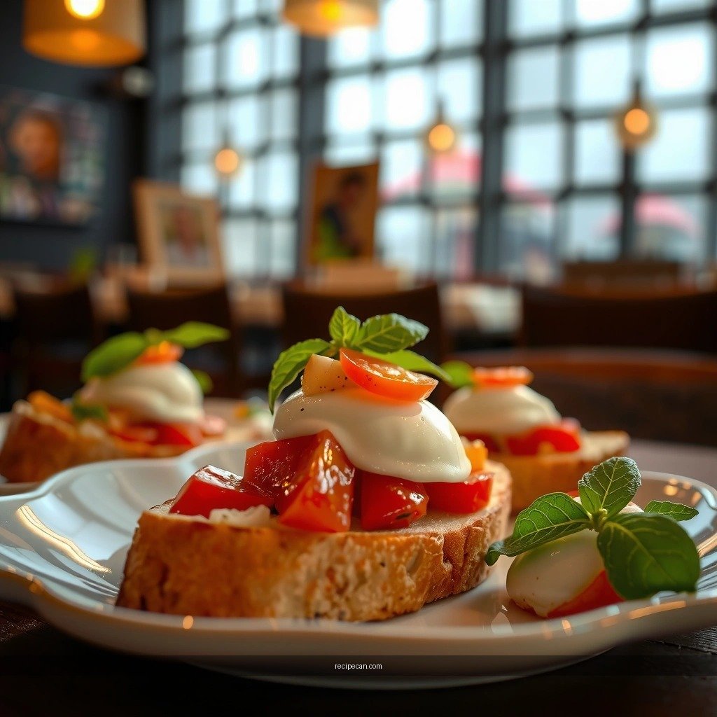 Bruschetta Tomato Topping - bruschetta and mozzarella recipe