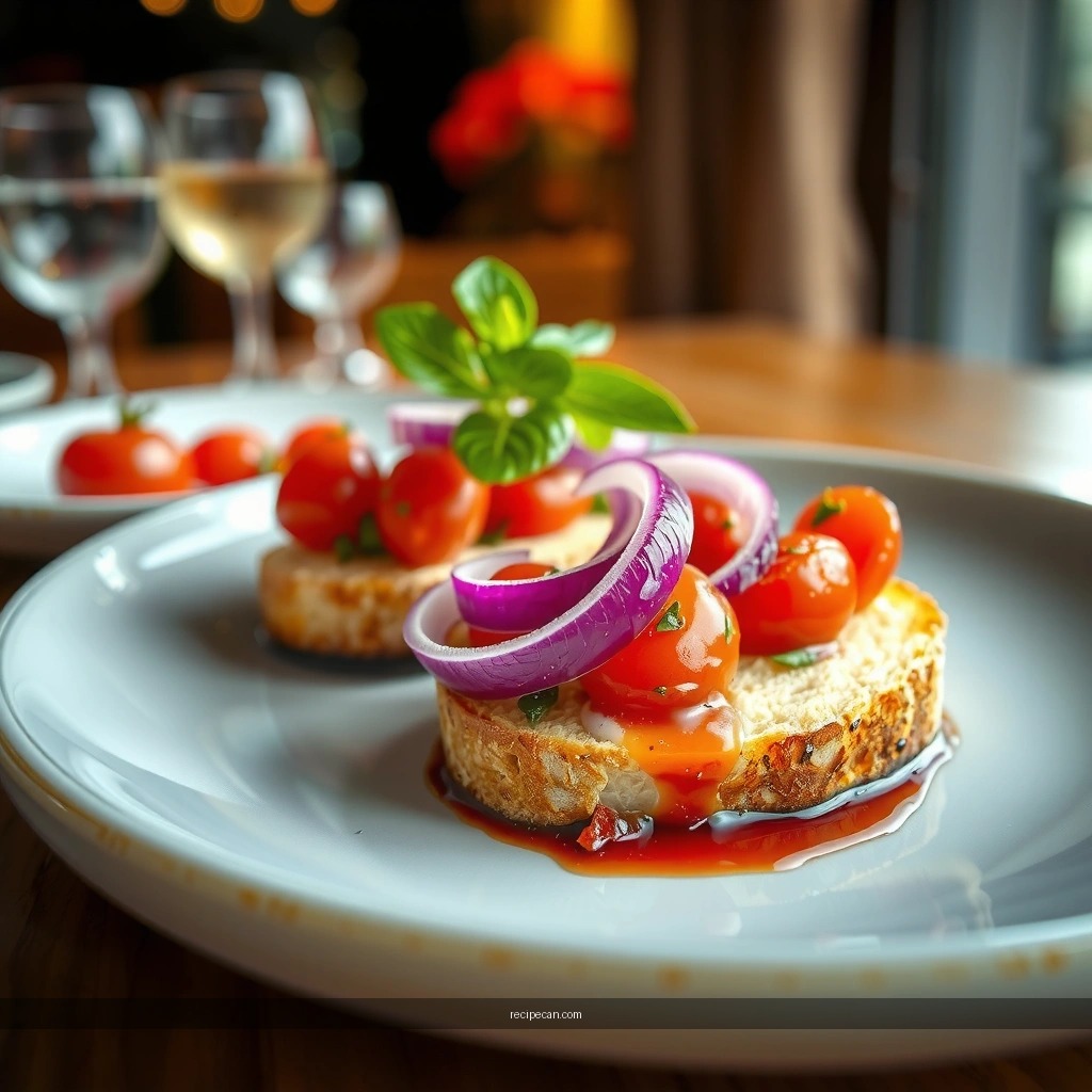 Bruschetta Tomato Topping - bruschetta recipe red onion