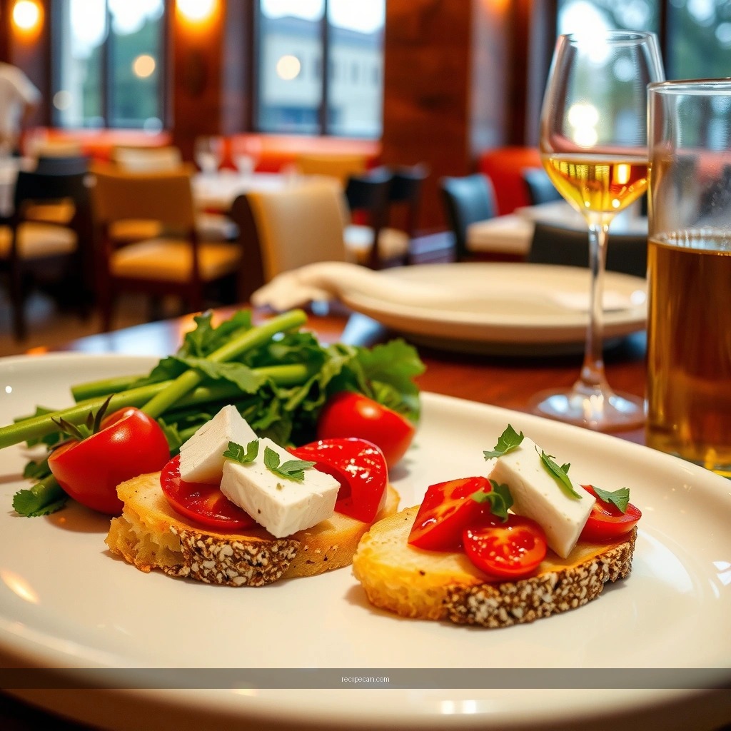 Bruschetta with Feta - recipe for bruschetta with feta