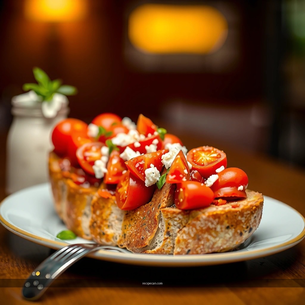 Canned Tomato Bruschetta Topping - canned tomato bruschetta recipe