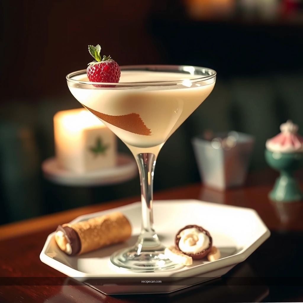 Cannoli Martini - cannoli martini recipe