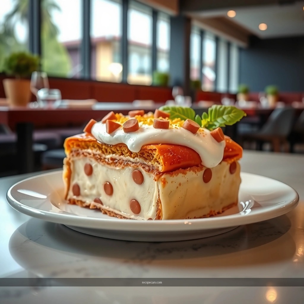 Cannoli Poke Cake - recipe for cannoli poke cake