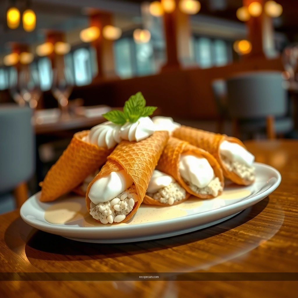 Cannoli Shells - cannoli recipe with ricotta cheese
