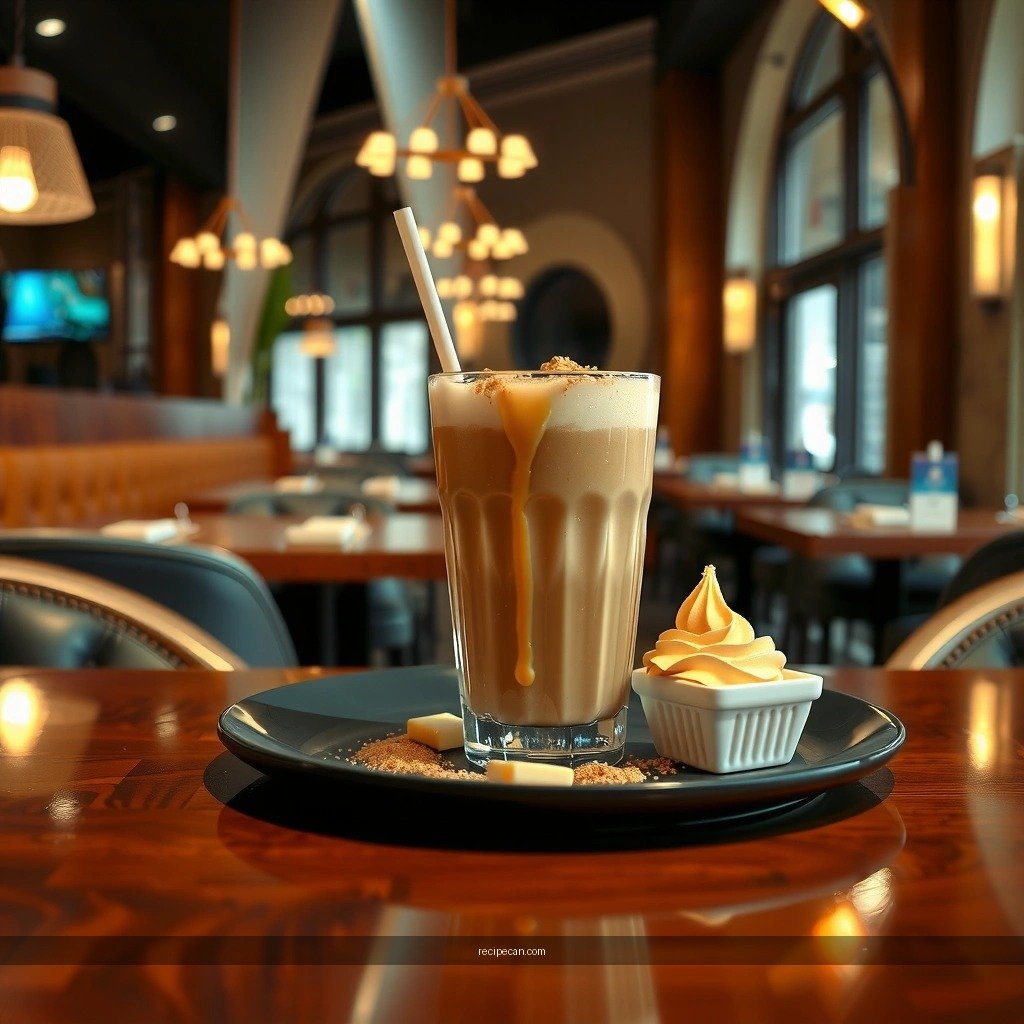 Caramel Milkshake - caramel milkshake recipe