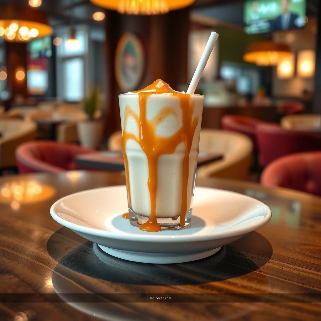 Caramel Milkshake - caramel milkshake recipe
