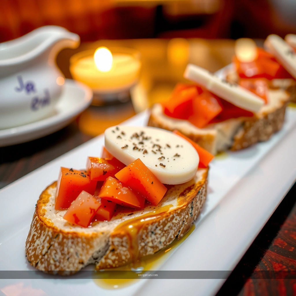 Cheese for Melting - bruschetta recipe with cheese