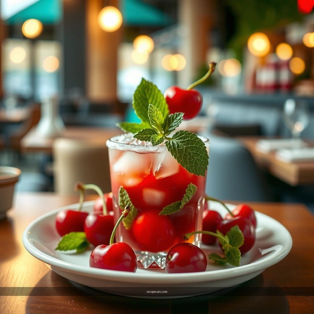 Cherry Flavor - cherry mojito recipe