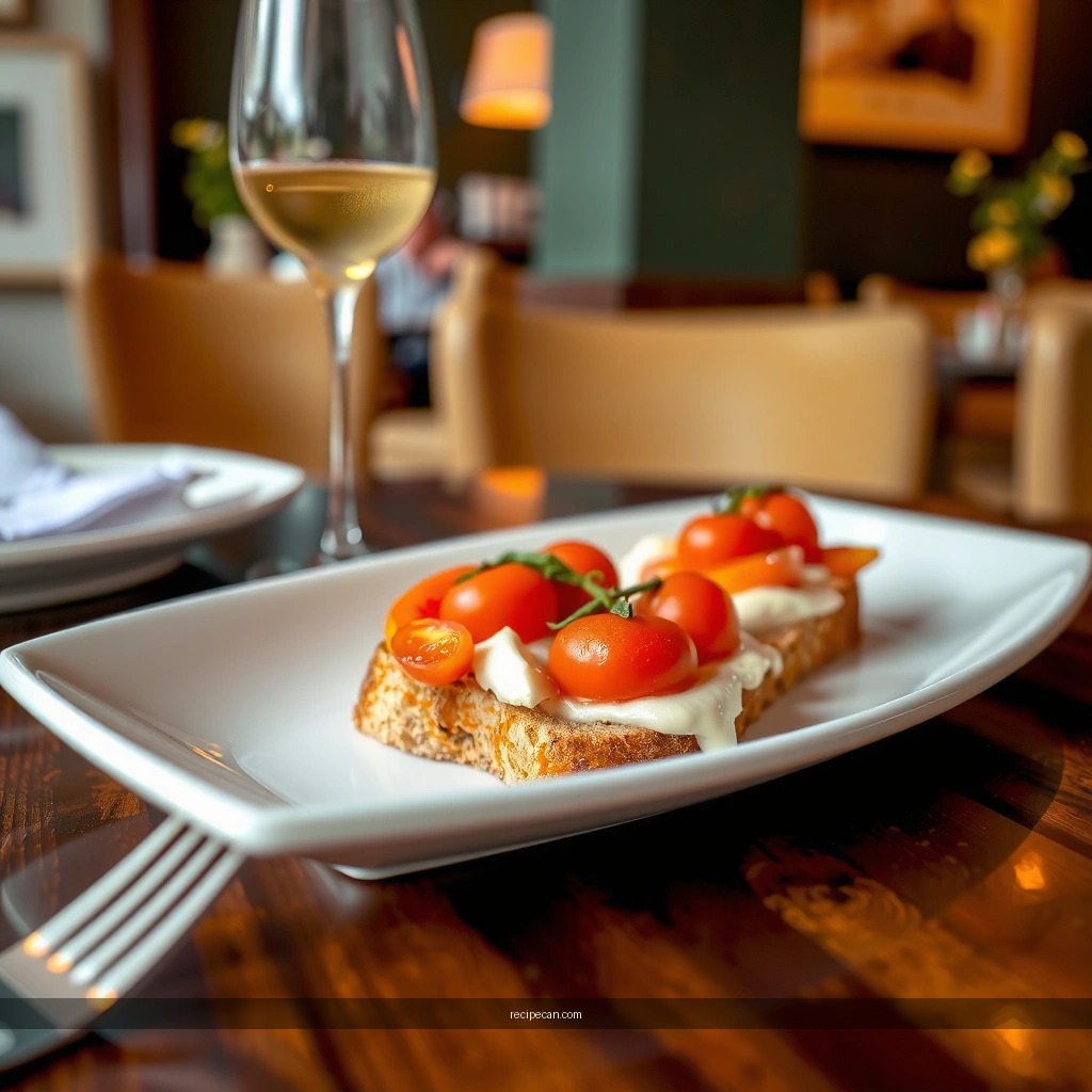Cherry Tomato Bruschetta Topping - bruschetta recipe cherry tomatoes