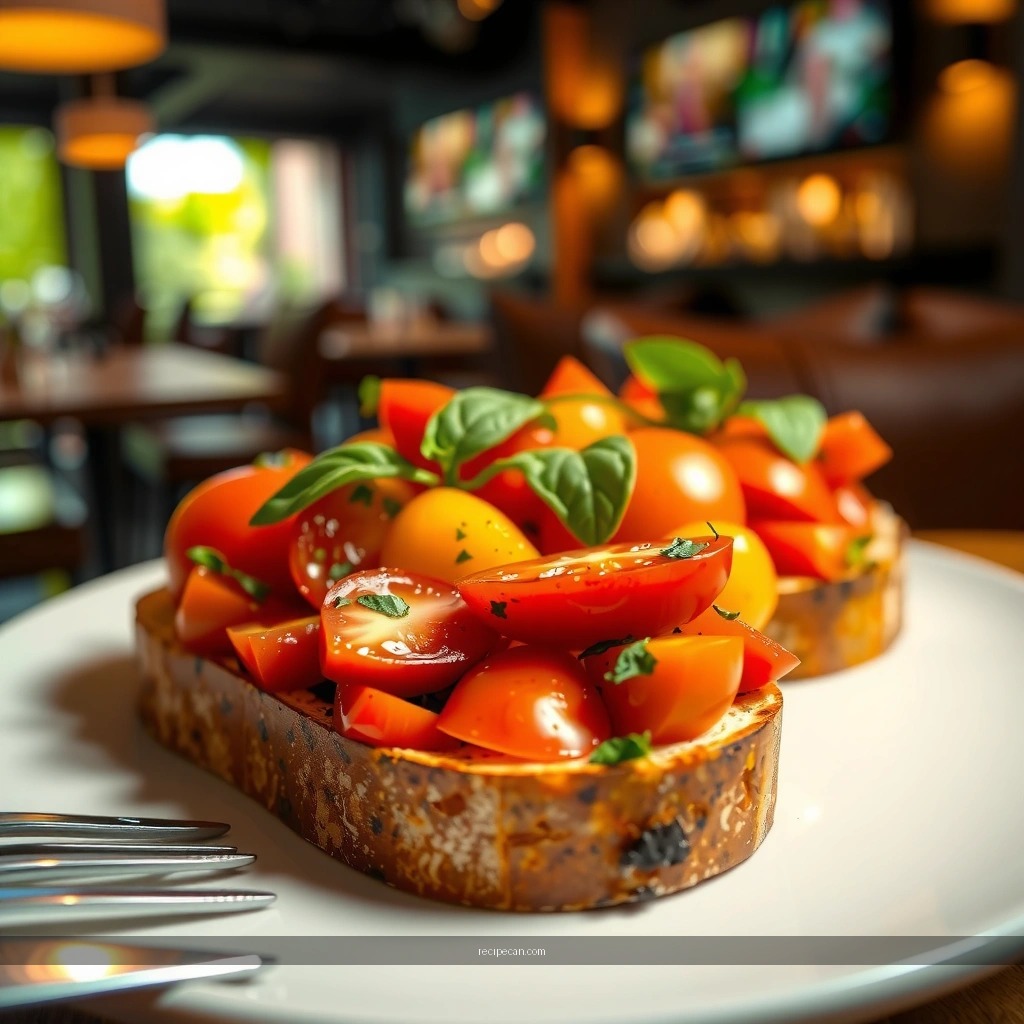 Cherry Tomato Topping - bruschetta cherry tomato recipe