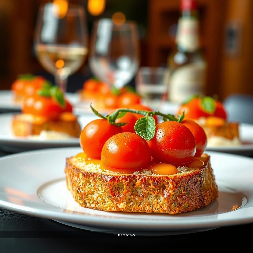 Cherry Tomato Topping - cherry tomato bruschetta recipe
