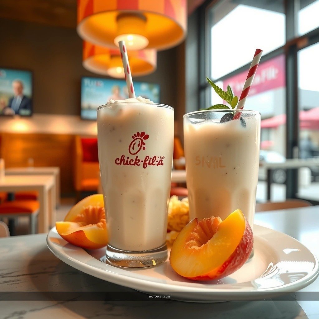 Chick-fil-A Peach Milkshake - chick-fil-a peach milkshake recipe