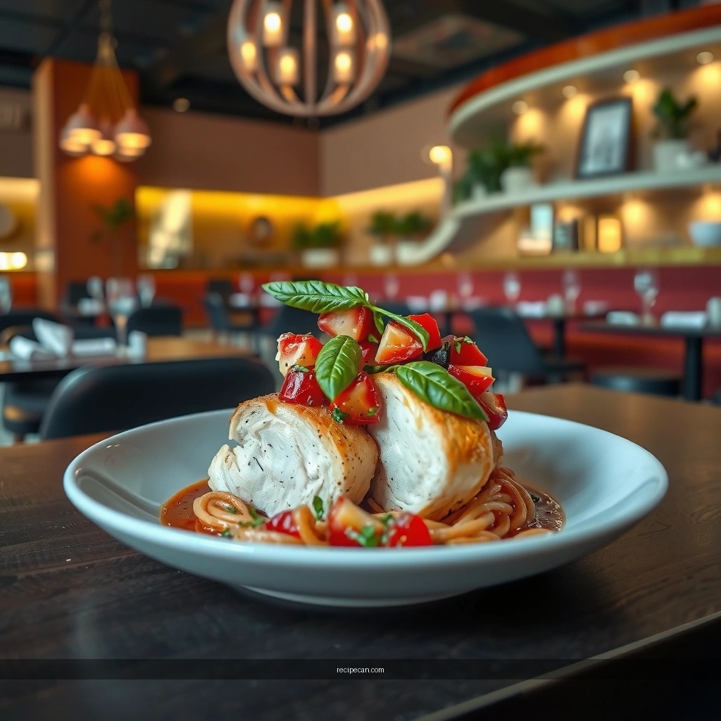 Chicken - chicken with bruschetta recipe