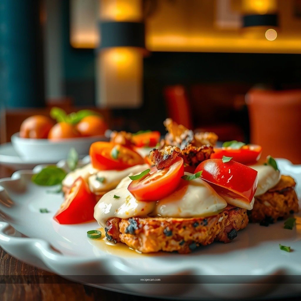 Chicken - recipe for chicken bruschetta