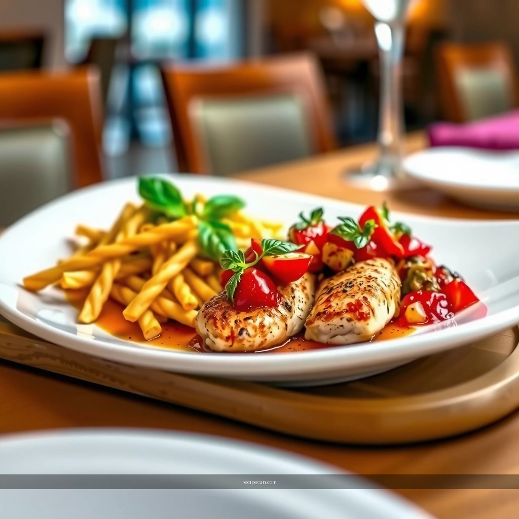 Chicken - bruschetta chicken recipe