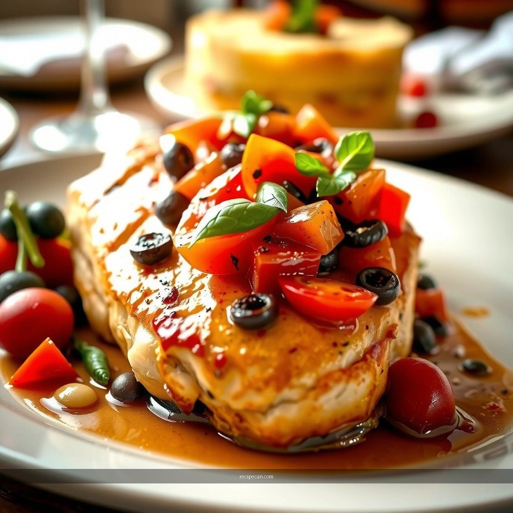 Chicken - recipe bruschetta chicken