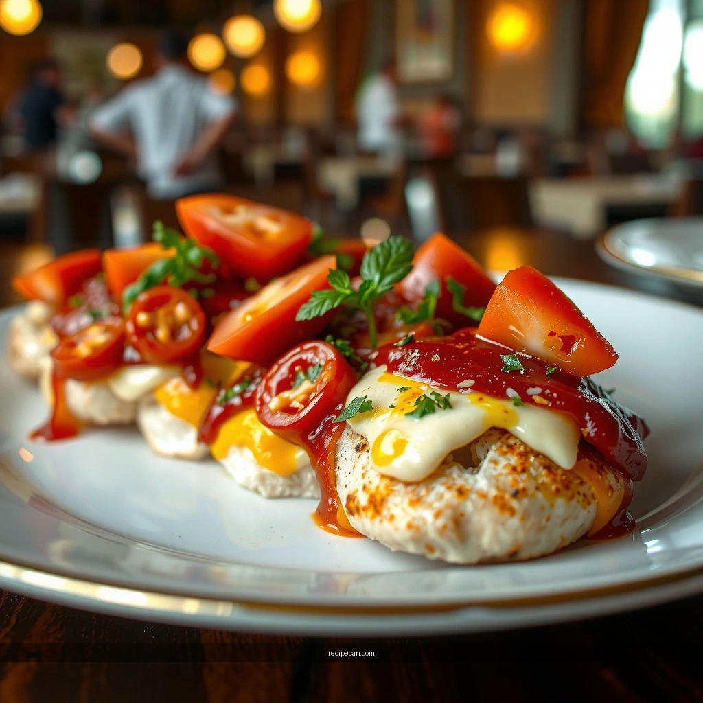 Chicken - recipe for bruschetta chicken bake