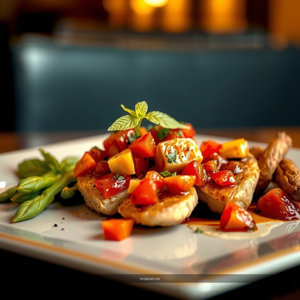 Chicken - chicken with bruschetta recipe