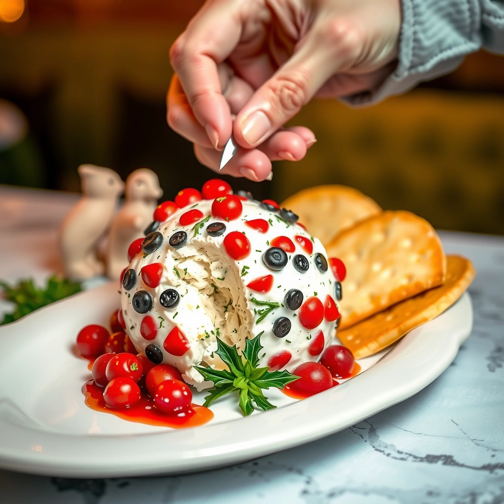 Chill Time - christmas cheese ball recipe