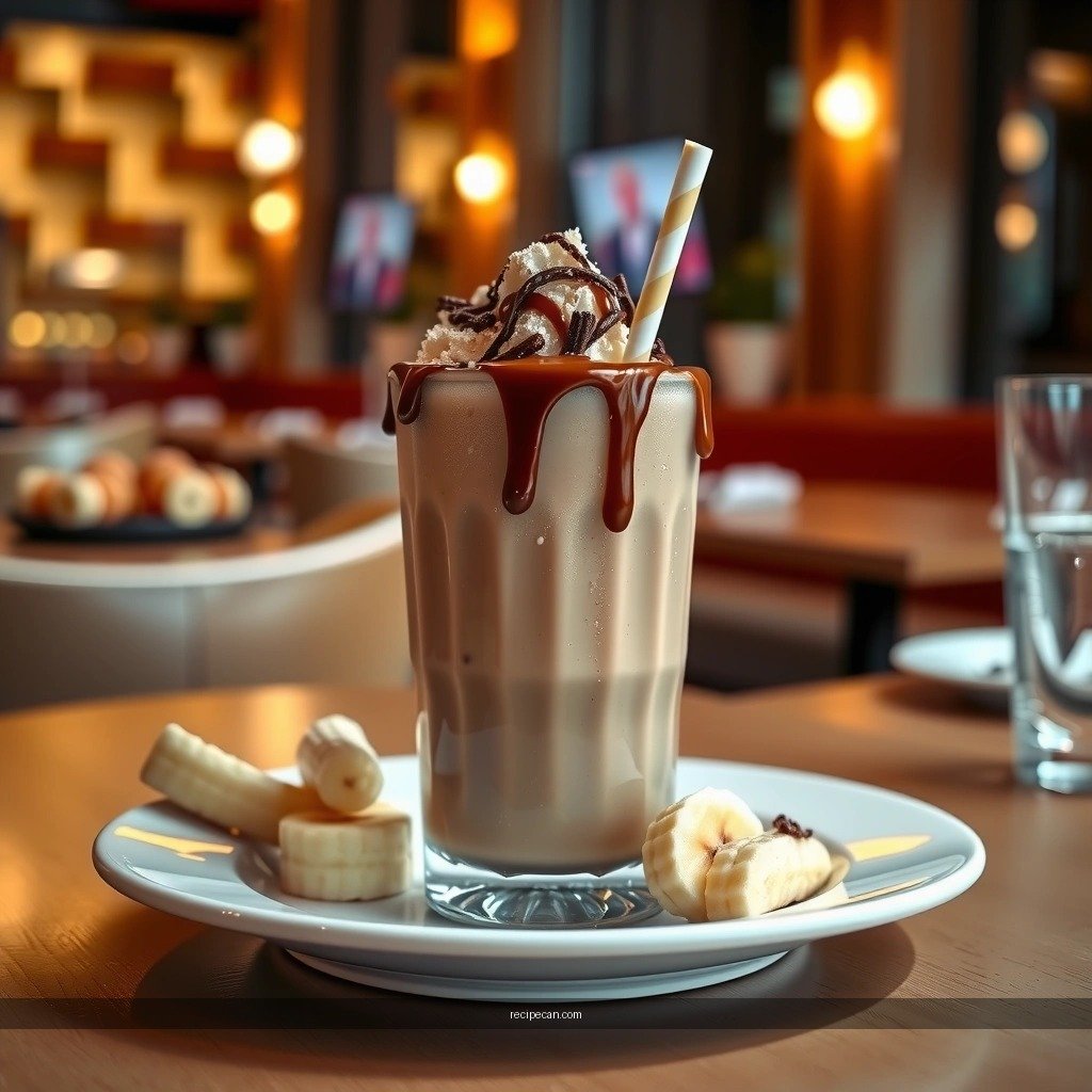 Chocolate Banana Milkshake - banana milkshake recipes