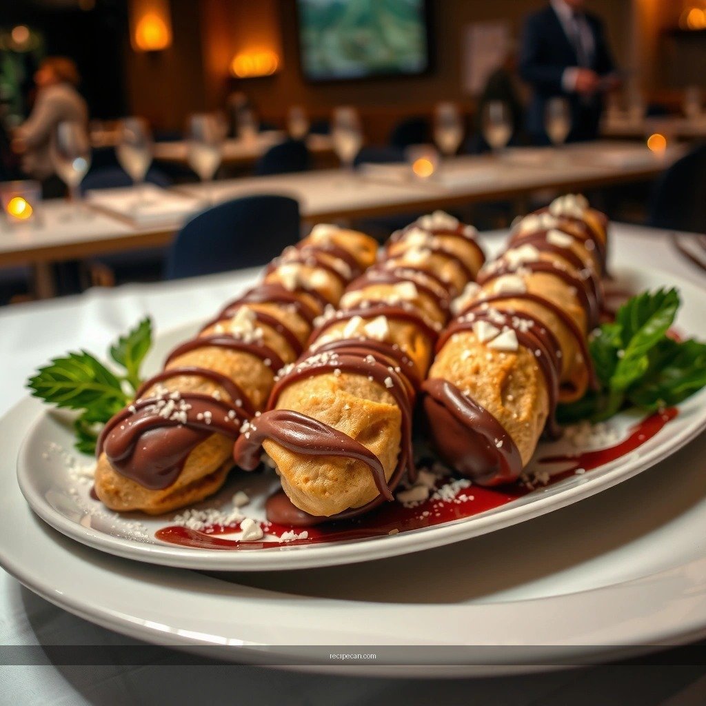 Chocolate Cannoli - chocolate cannoli recipe