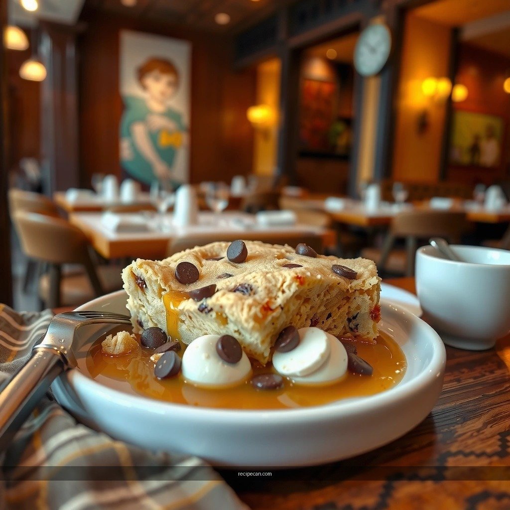 Chocolate Chip Bread Pudding - recipe for chocolate chip bread pudding