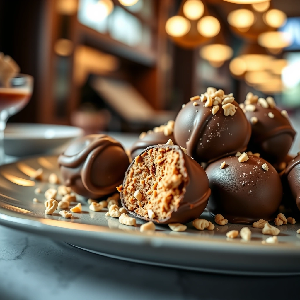 Chocolate Coating - easy recipe for chocolate peanut butter balls