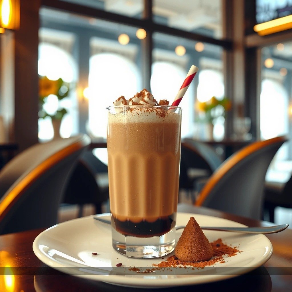 Chocolate Milkshake - chocolate milkshake recipe with cocoa powder