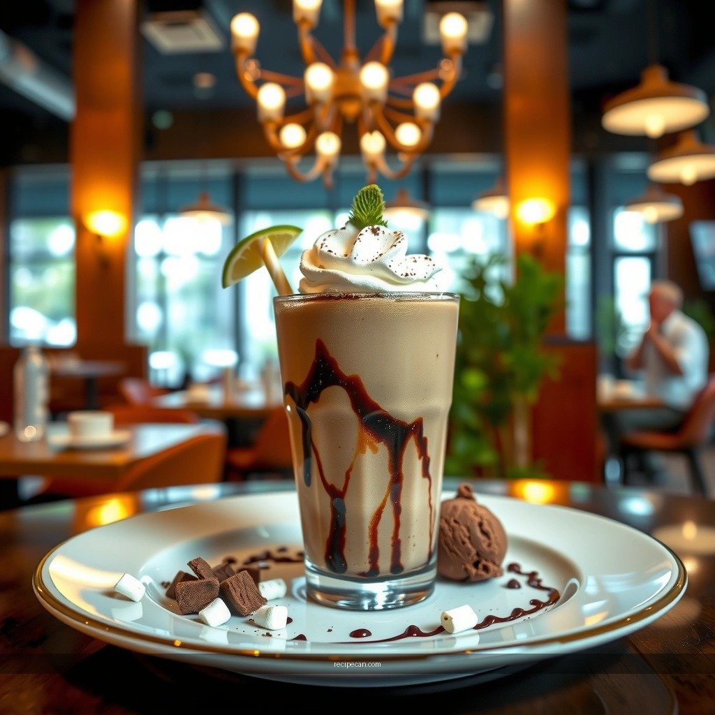 Chocolate Milkshake - chocolate milkshake with chocolate ice cream recipe