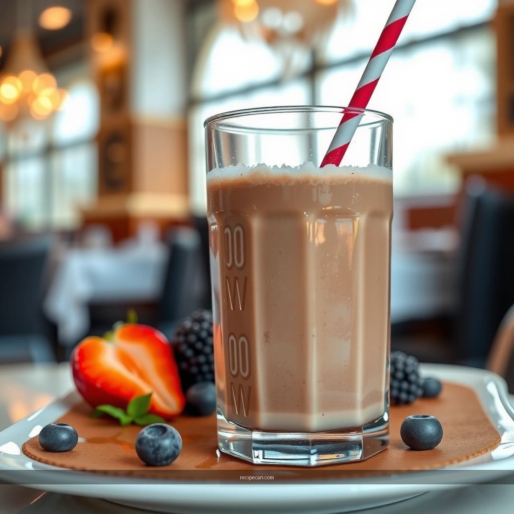 Chocolate Milkshake - milkshake recipes for blender
