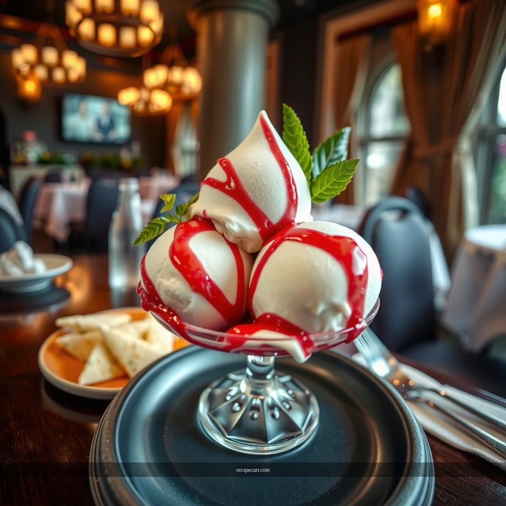 Churning - italian ice recipe ice cream maker