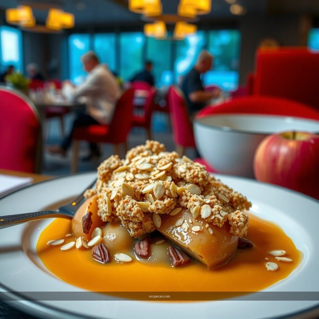 Cinnamon Apple Oat Crumble - recipes for apple crumble with oats