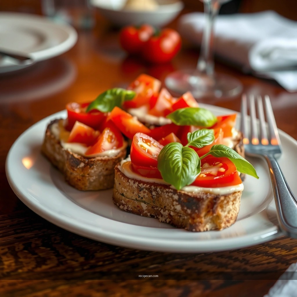 Classic Tomato Topping - traditional bruschetta recipe