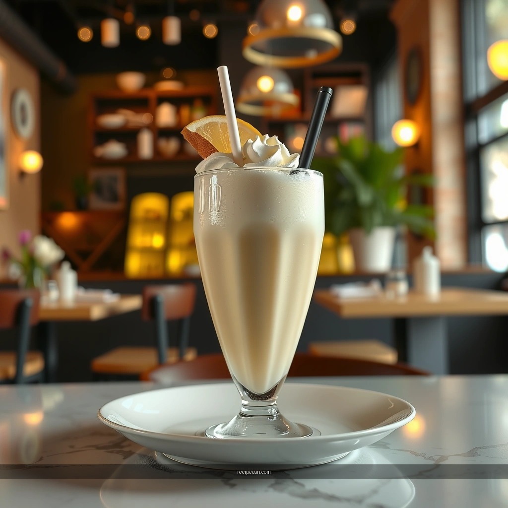 Classic Vanilla Milkshake - milkshake recipe vanilla