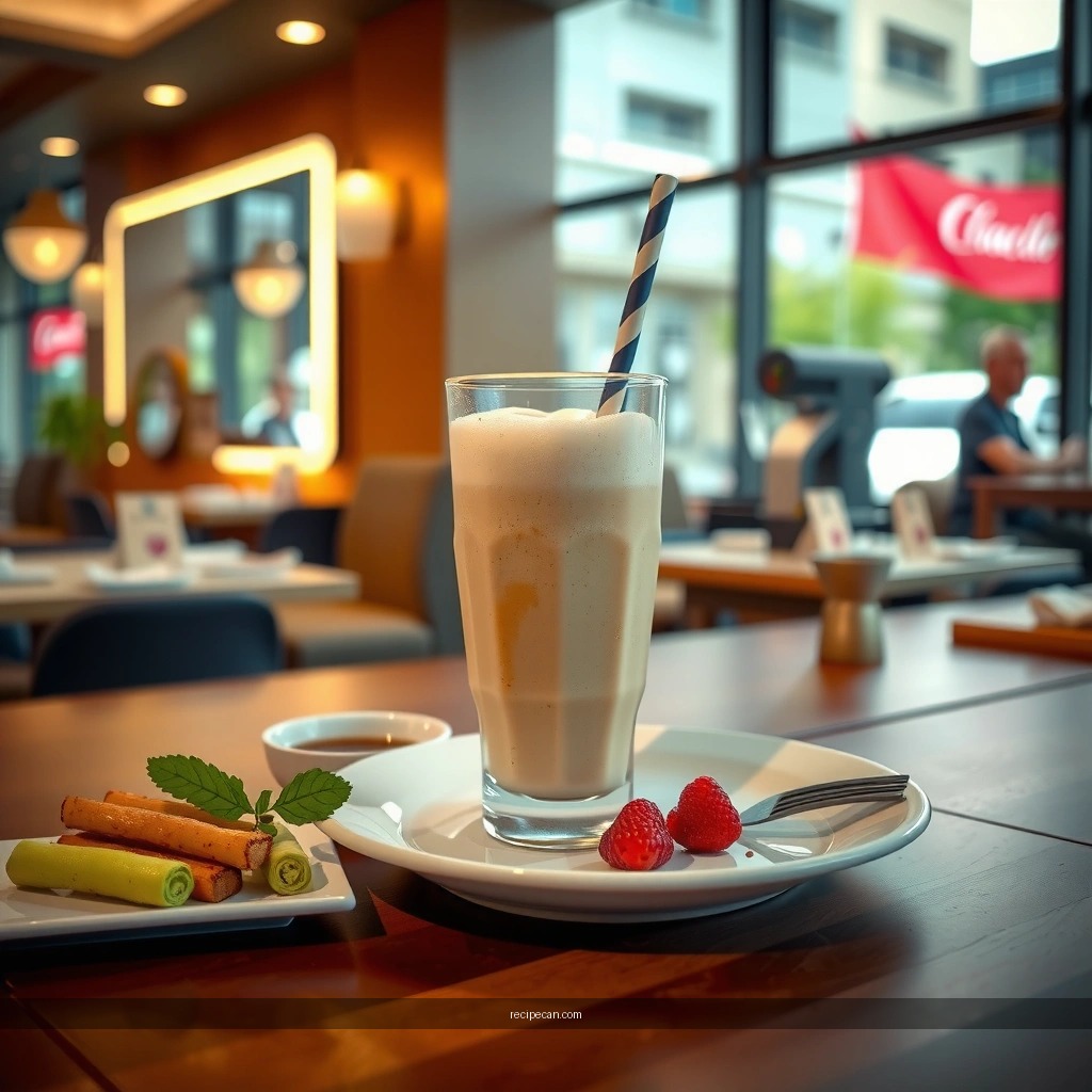 Classic Vanilla Milkshake - blender recipes for milkshakes