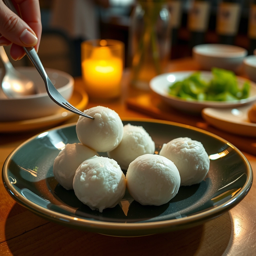 Coat Roll Set - mochi balls recipe