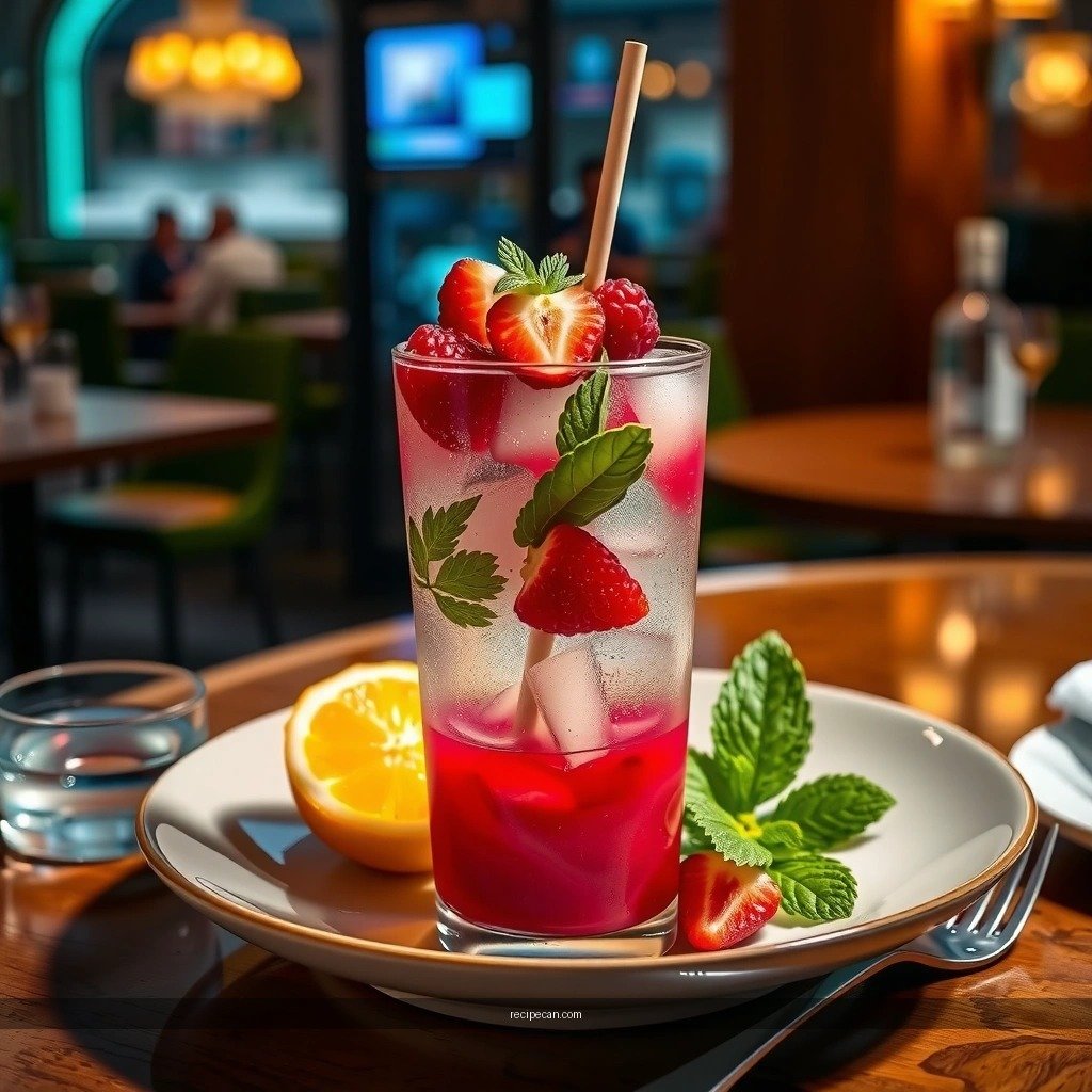 Cocktail - berry mojito cocktail recipe