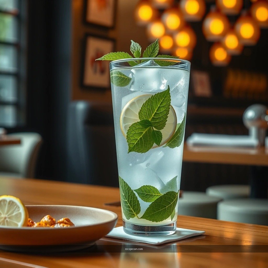 Cocktail Mixing - sake mojito cocktail recipe
