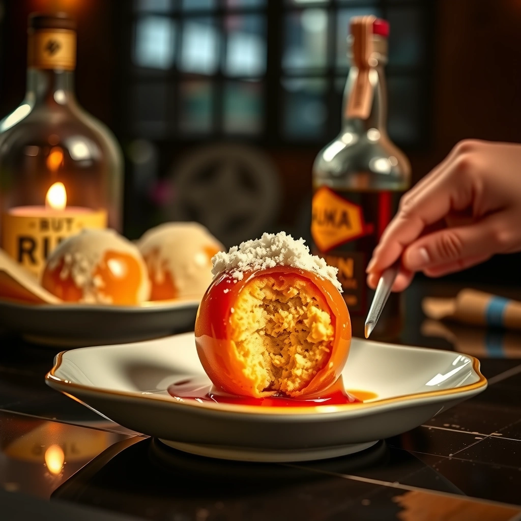 Cocoa and Coating Options - rum ball recipe