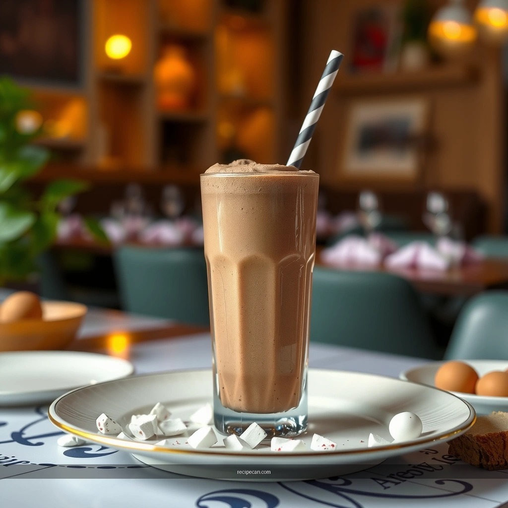 Cocoa-Based Chocolate Milkshake - chocolate milkshake recipes